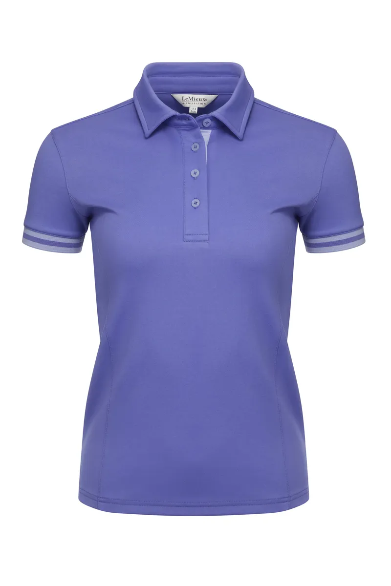 LeMieux Polo Shirt Ladies in Bluebell